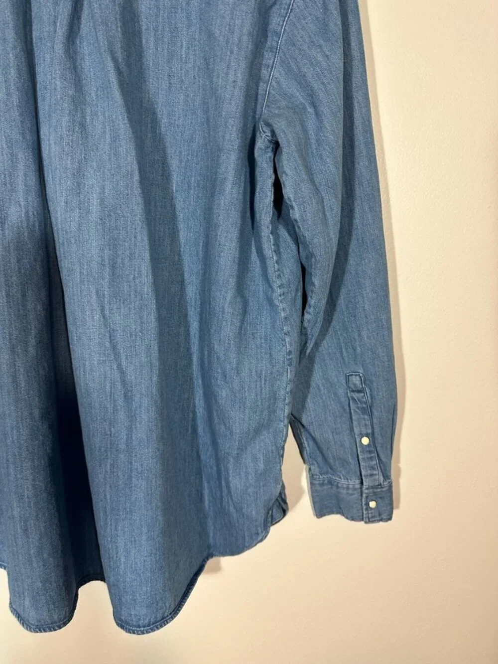 Sezane Chambray Shirt Size 40 - Picture 10 of 11